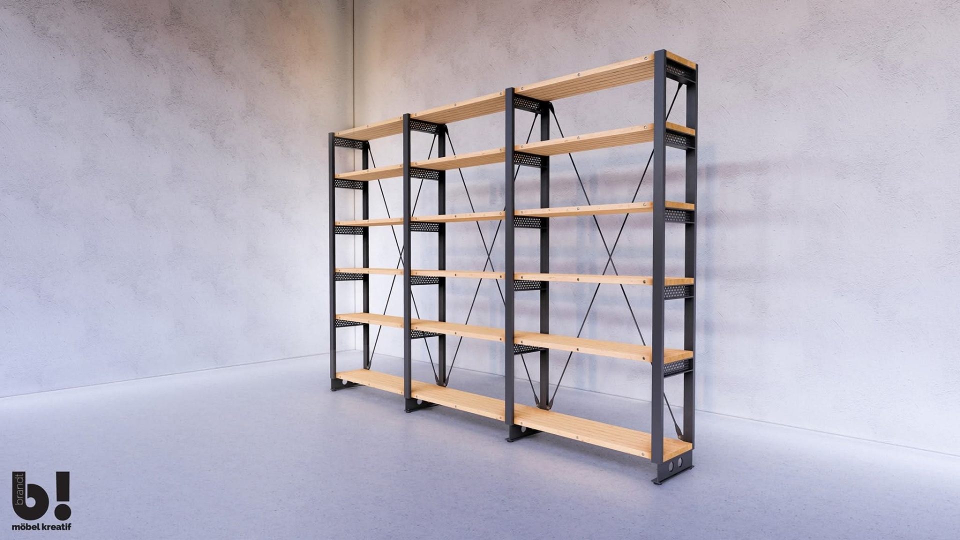 Modular Steel & Timber Shelving