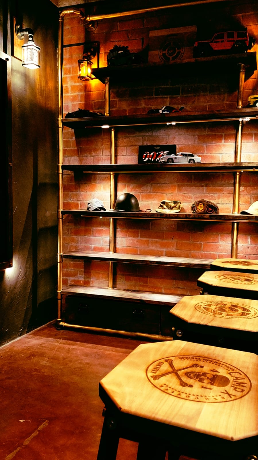 Camp X Themed Lounge